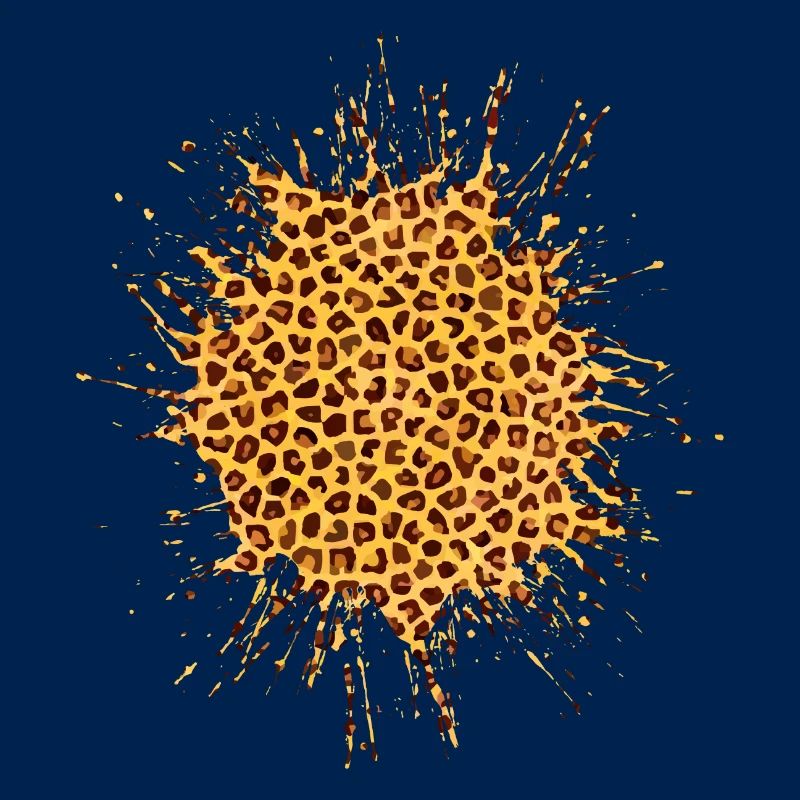 farbklecks animal print
