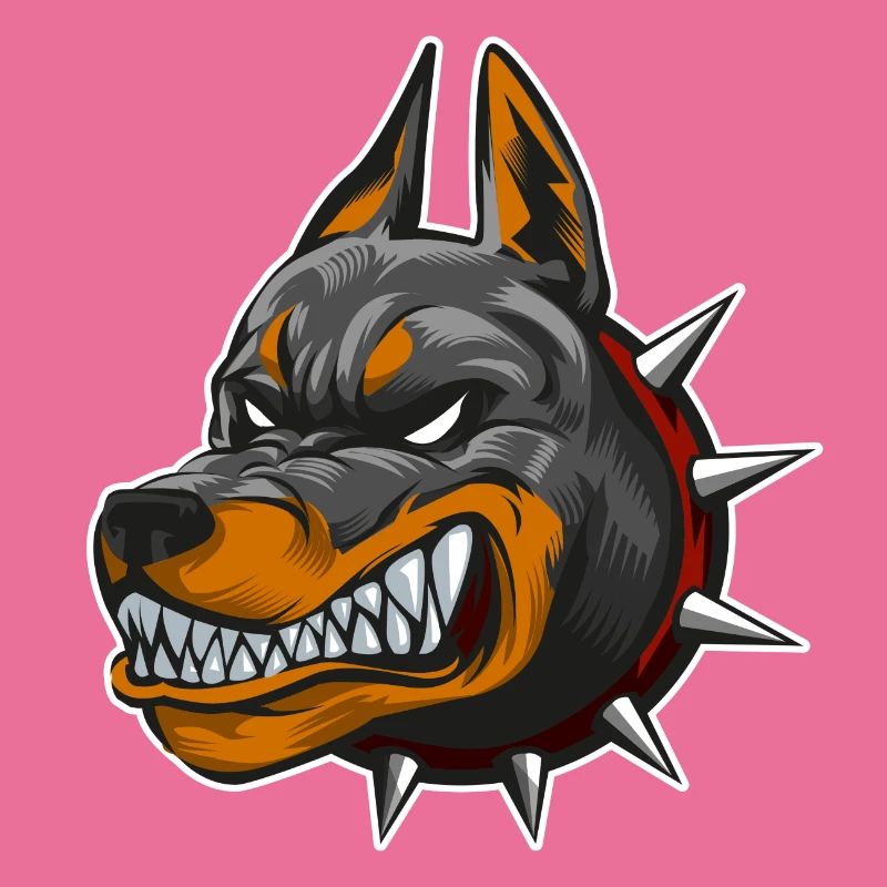 Hund Dobermann