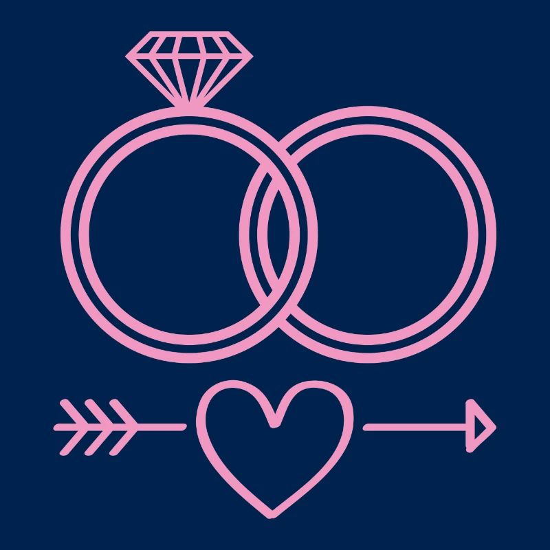 Eheringe Symbol Icon Ringe