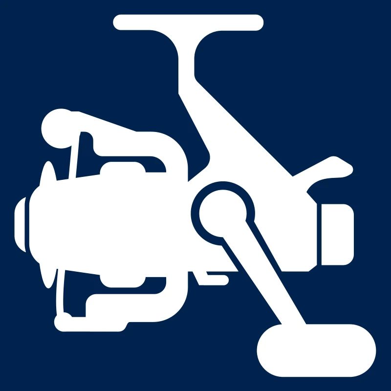 Icône du symbole du moulinet de pêche