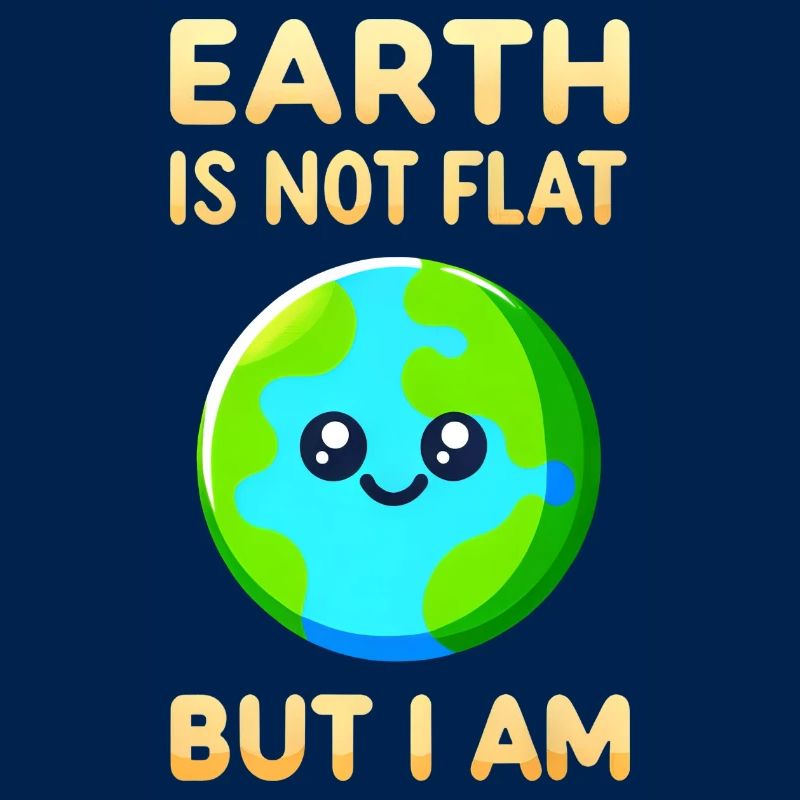 Satire de la Terre plate et blagues plates