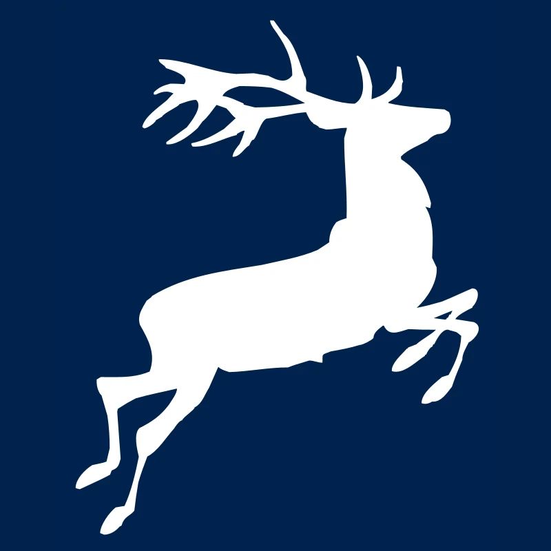 Springender Hirsch