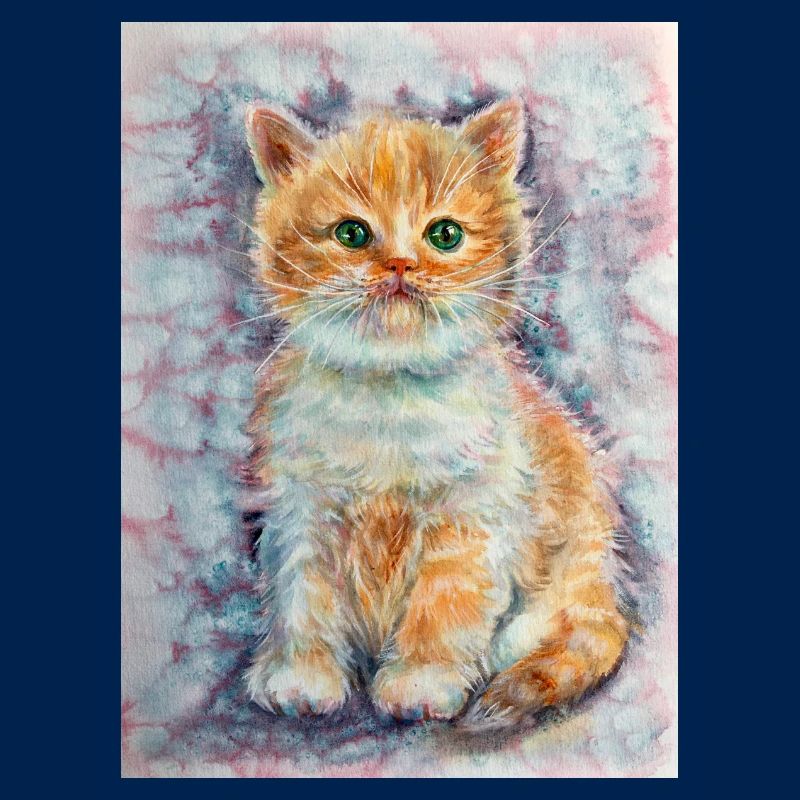 Petit chaton. Mastic.