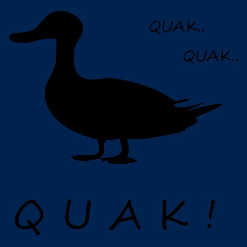 Quak Ente lustig