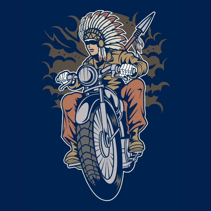 Native Indian Biker