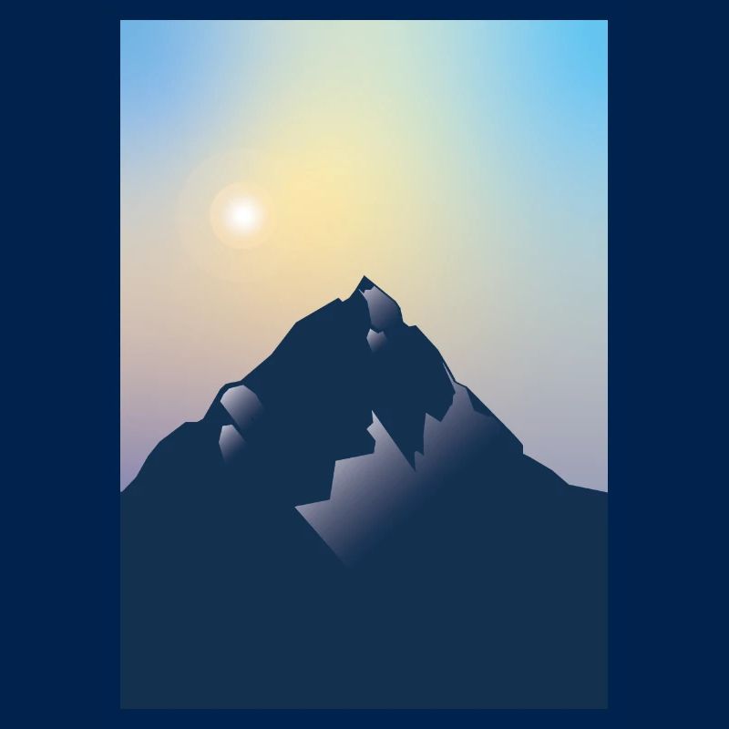 Berg Sonne