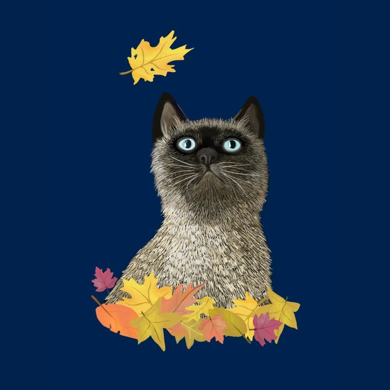 Herbst Katze