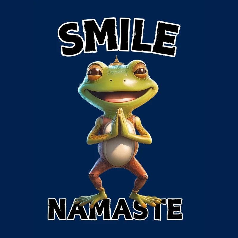 Smile Frosch Namaste