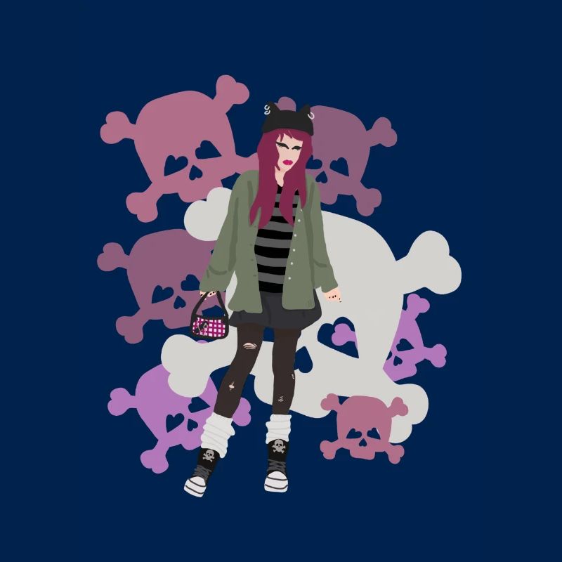 Emo Mädchen
