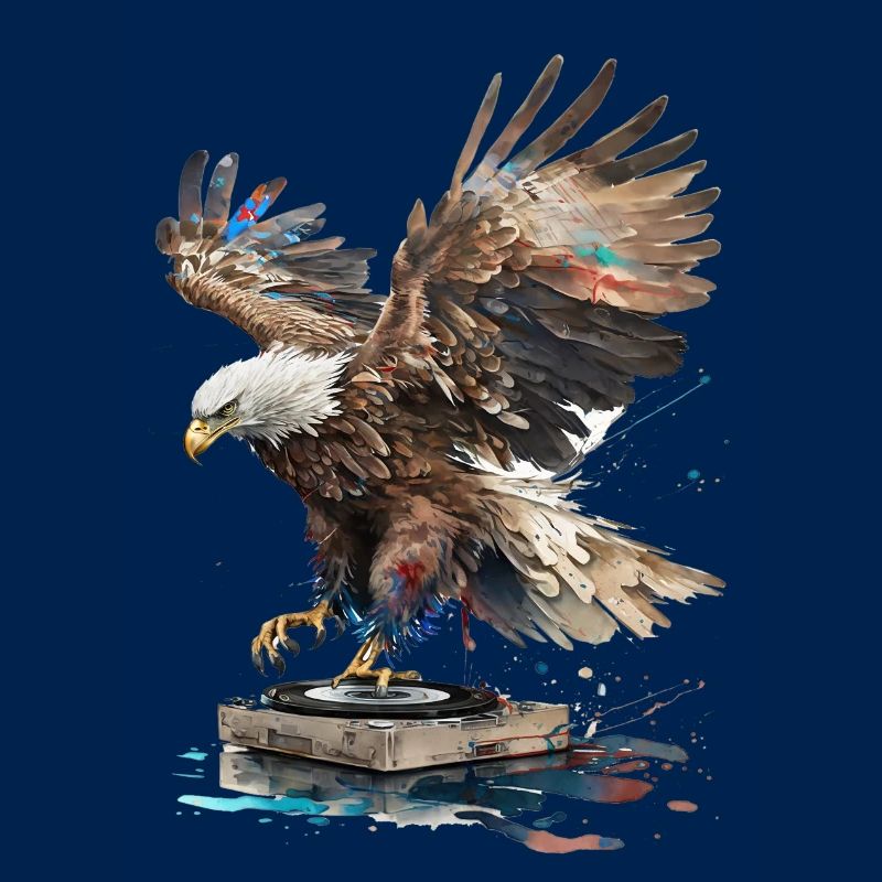 DJ scratching Eagle