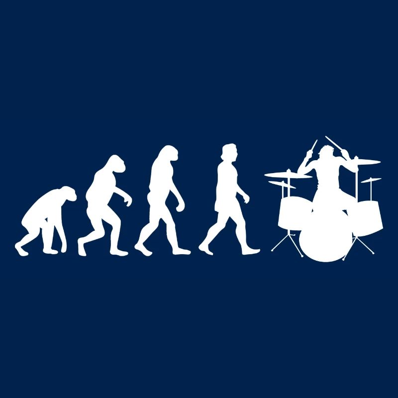 Schlagzeuger Evolution Schlagzeug Drummer Band