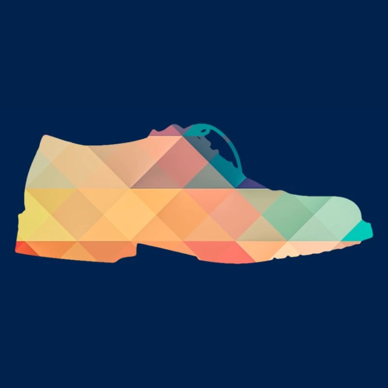bunter Schuh