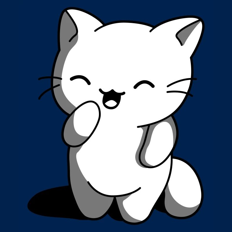 Kawaii Kätzchen witzig