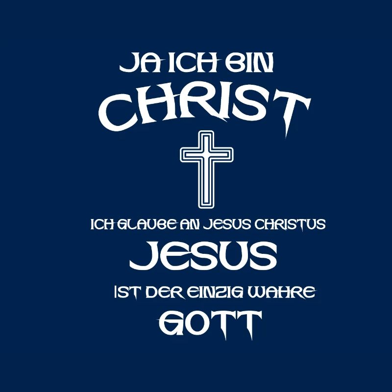 JA ICH BIN CHRIST/GLAUBE/JESUS/GOTT/GESCHENK