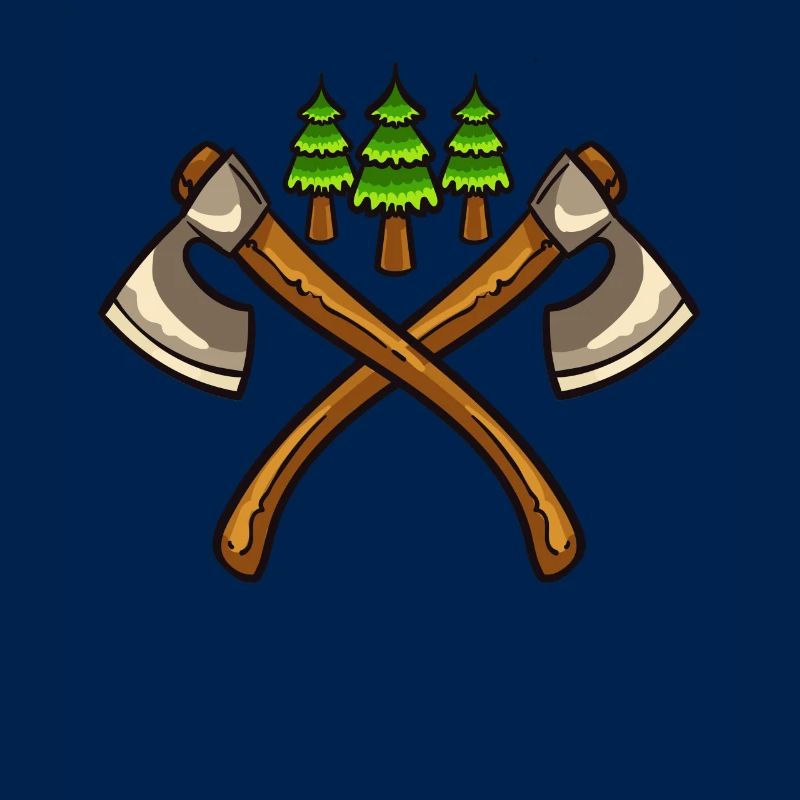 Forêt de bûcherons forestier