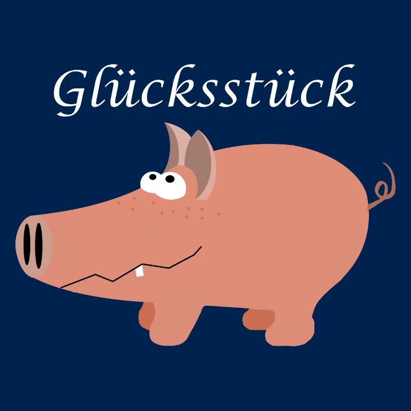 Silvesterschweinchen, Eber, Ferkel, Glücksstück
