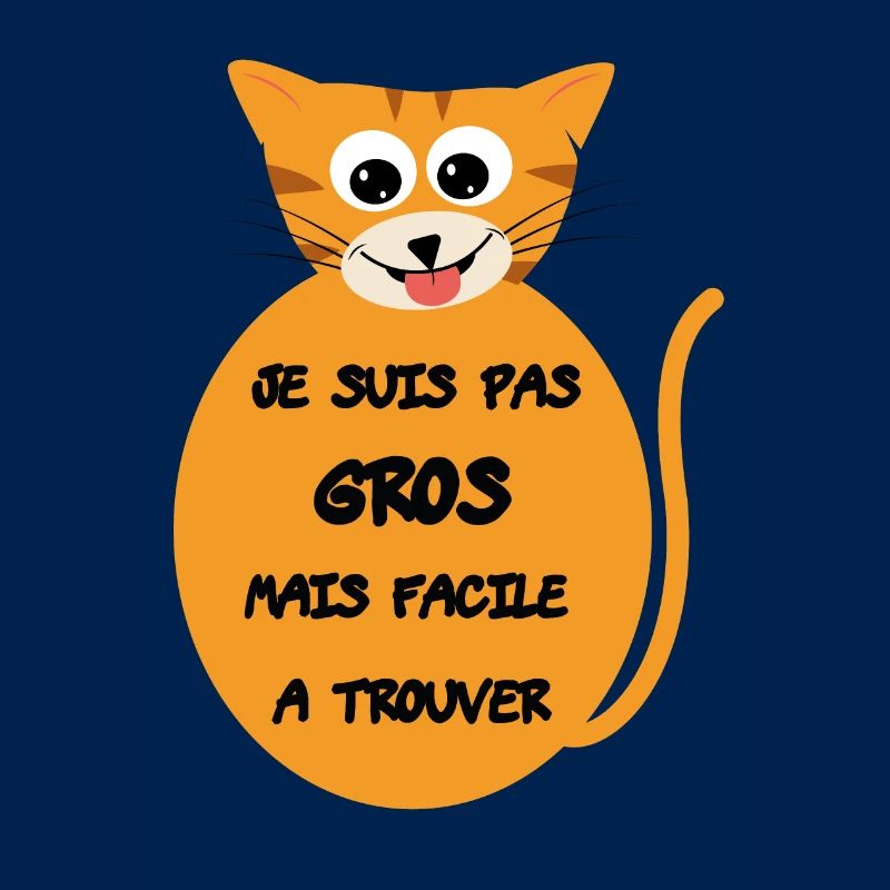 Chat enrobé mignon