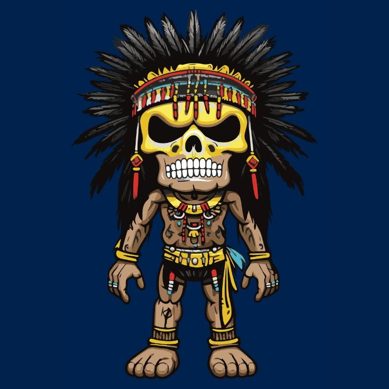 Apache Indianer Skelett