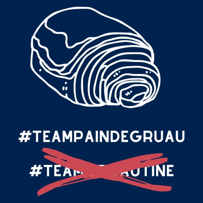 #TeamPainDeGruau - version blanche