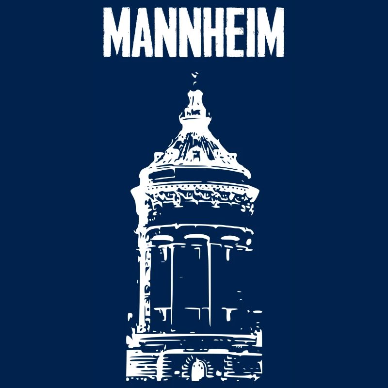 Mannheim Wasserturm Weiß