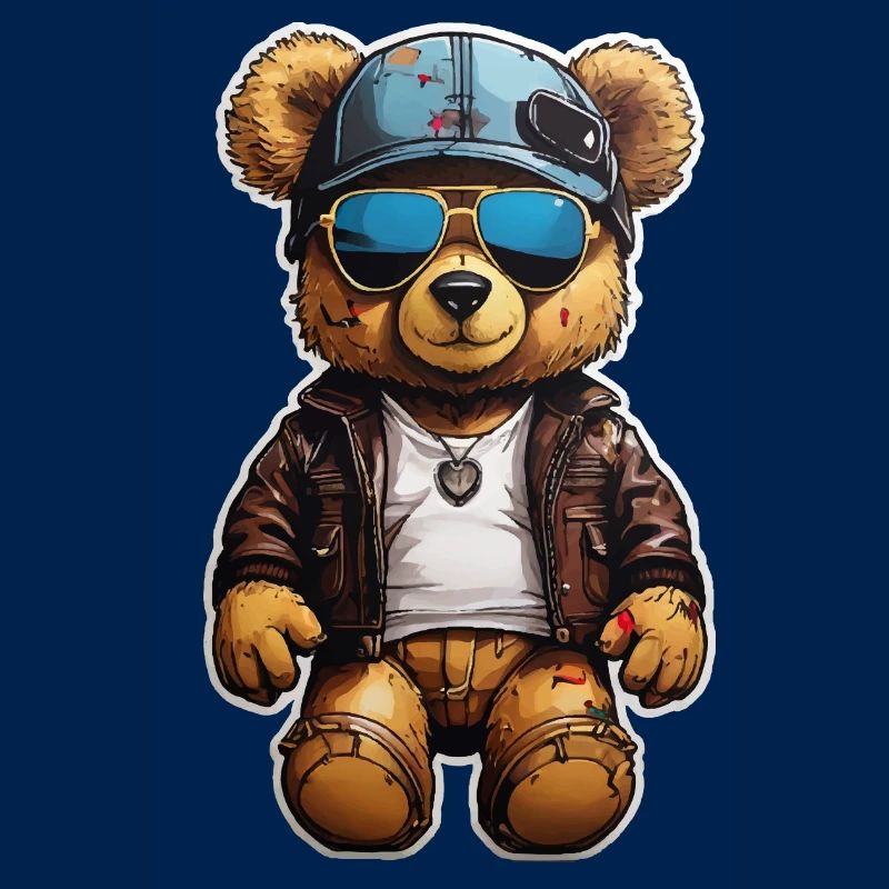 Teddybär Rapper Ganster