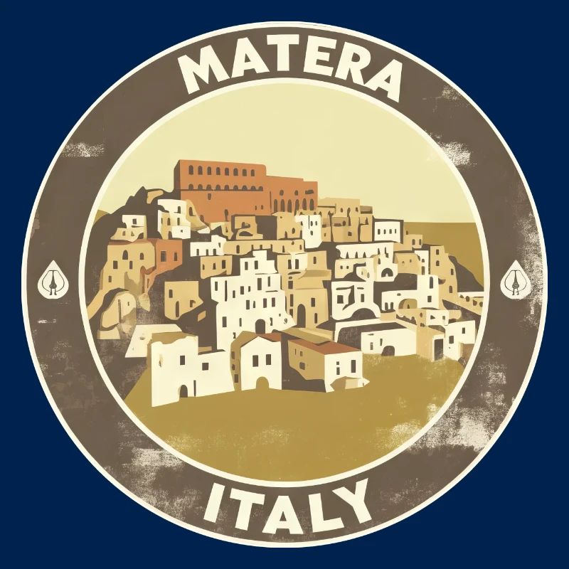 Matera Italien Sandstein Häuser