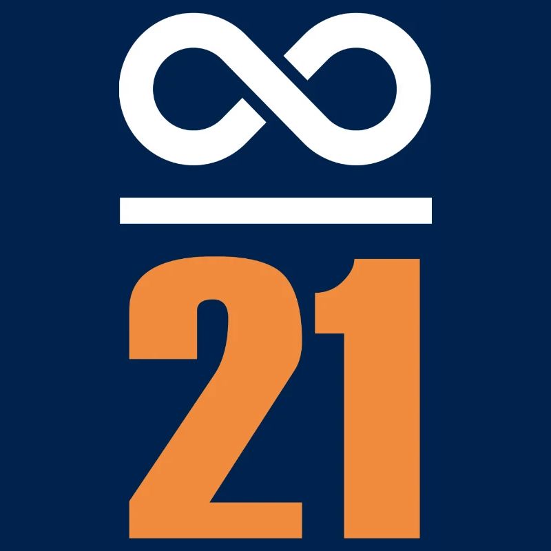 Infinite by 21 million Bitcoin