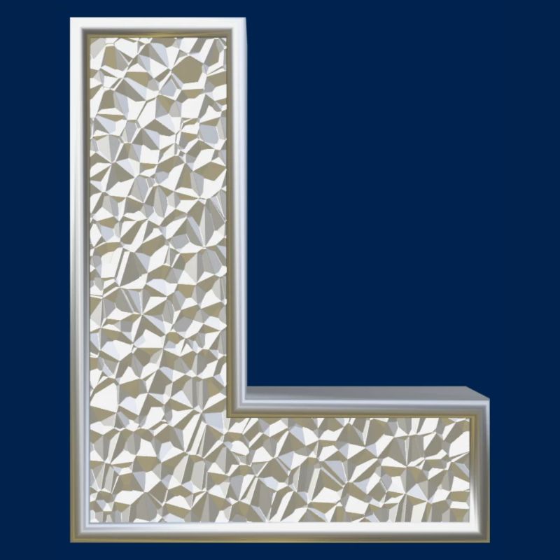 L, lettre, initiale, monogramme,