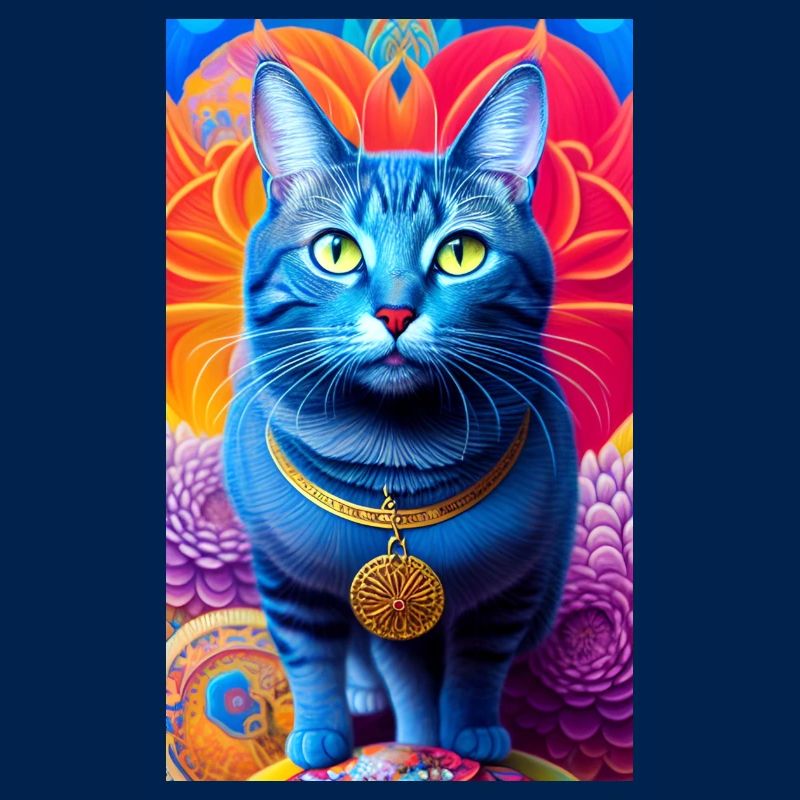Schöne kurzhaarige Hauskatze