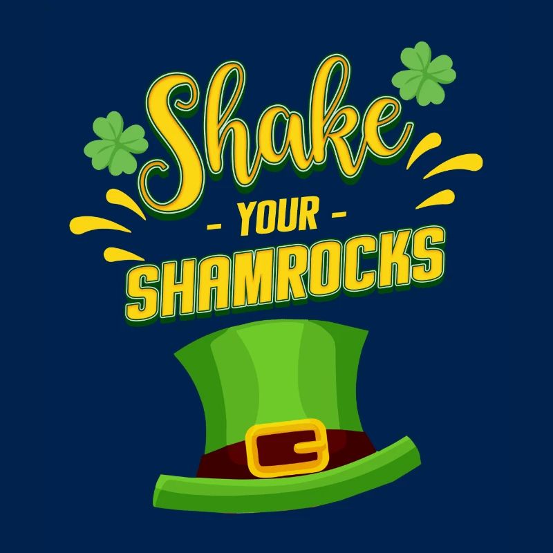 Shamrocks de jour de ST PATRICK