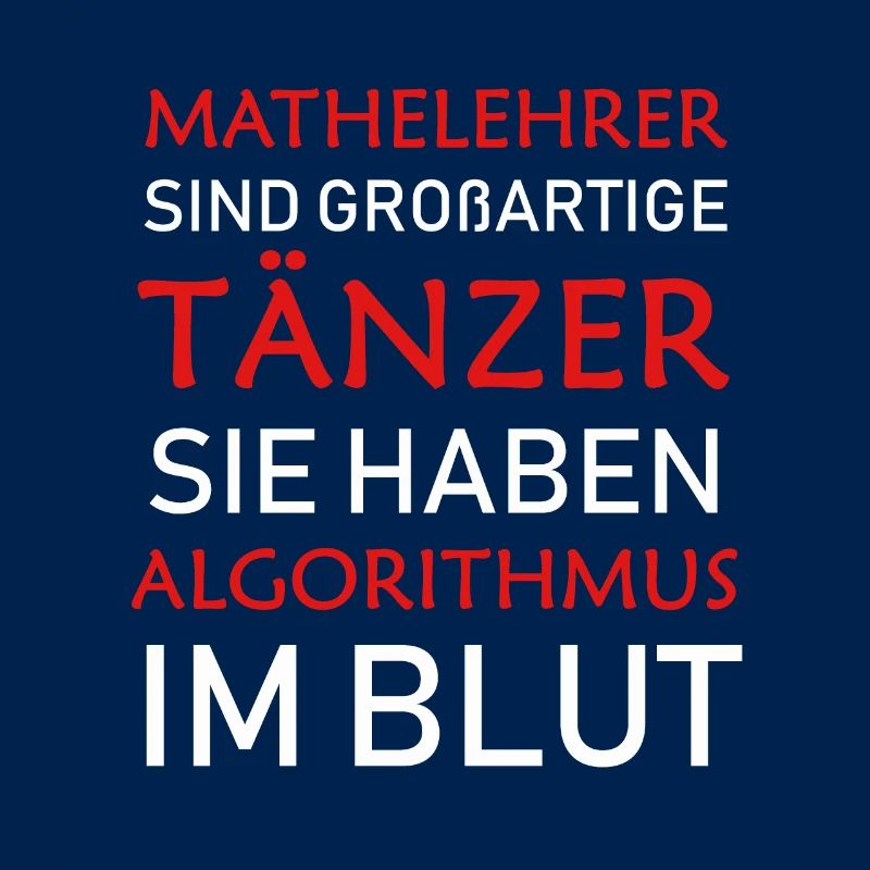 Mathelehrer | Algorithmus im Blut | Tänzer