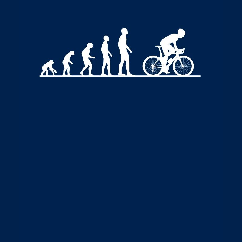 Fahrrad Evolution Rennrad Affe Entwicklung