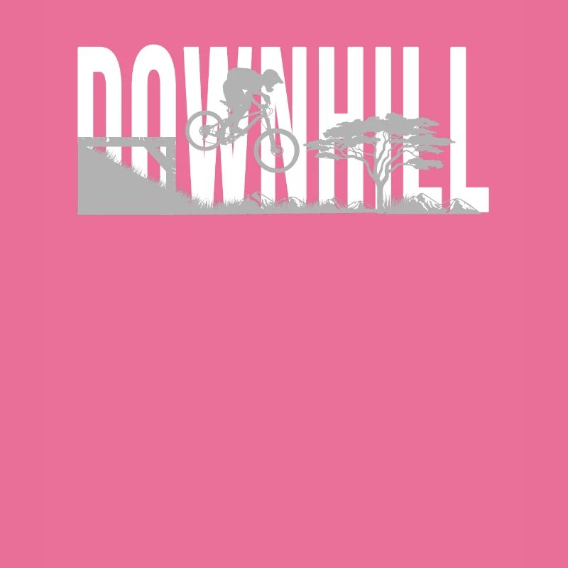 Downhill bikers