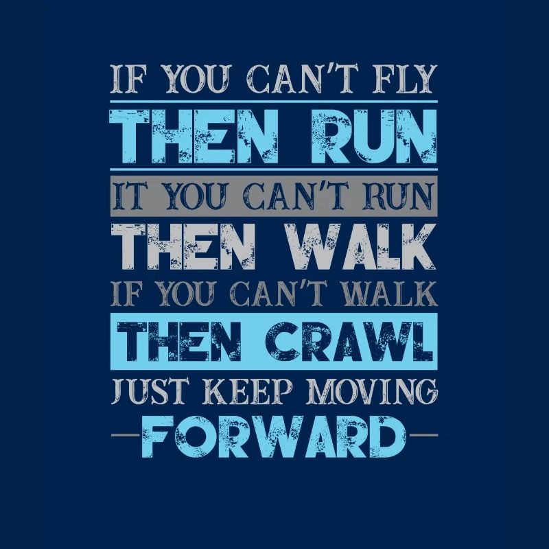 KEEP MOVING FORWARD Geschenk für Motivation