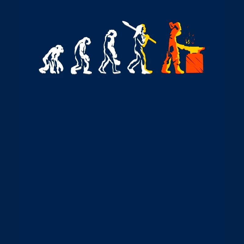 Evolution Metallbauer Beruf Schweißer Geschenk