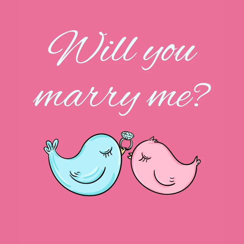 Demande de mariage
