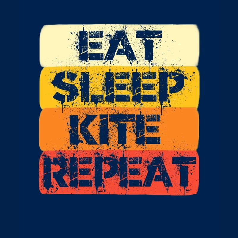 kite surfing retro