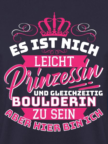 Prinzessin & Boulderin Lustiges Boulder