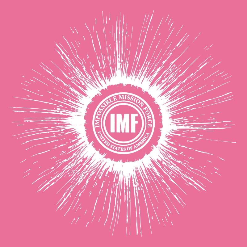 Mission Impossible Dead Reckoning IMF Logo Blanc
