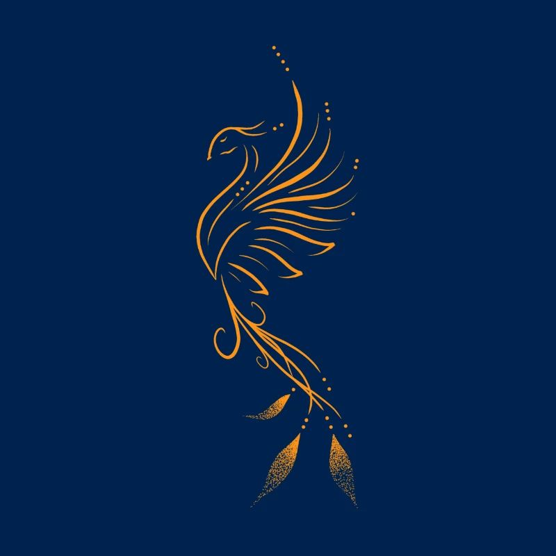 Phoenix lining orange