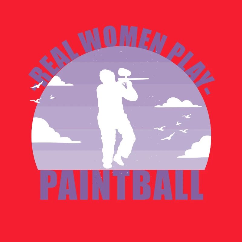 Paintball Paintballerin Gotcha Mädchen Geschenk