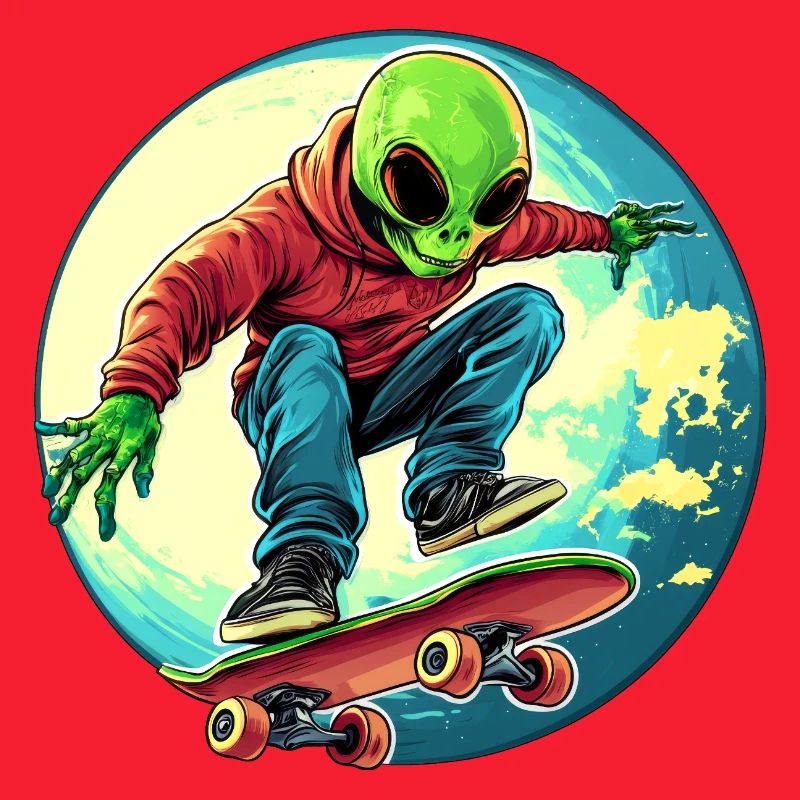 Skater Alien / Skateboarder