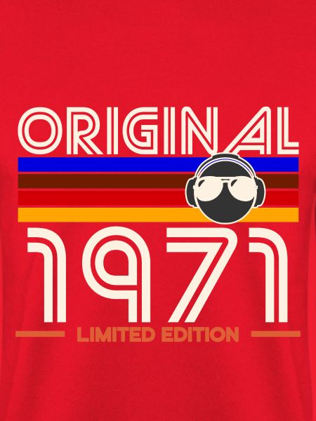 Originales Retro-Edition-T-Shirt von 1971