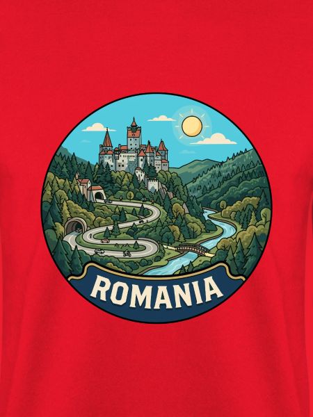 Rumänien Reiseabzeichen Bran Dracula Schloss