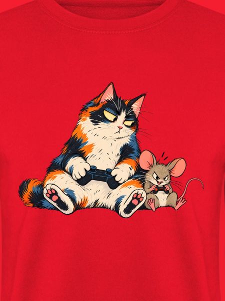 Katze und Maus beim Gaming