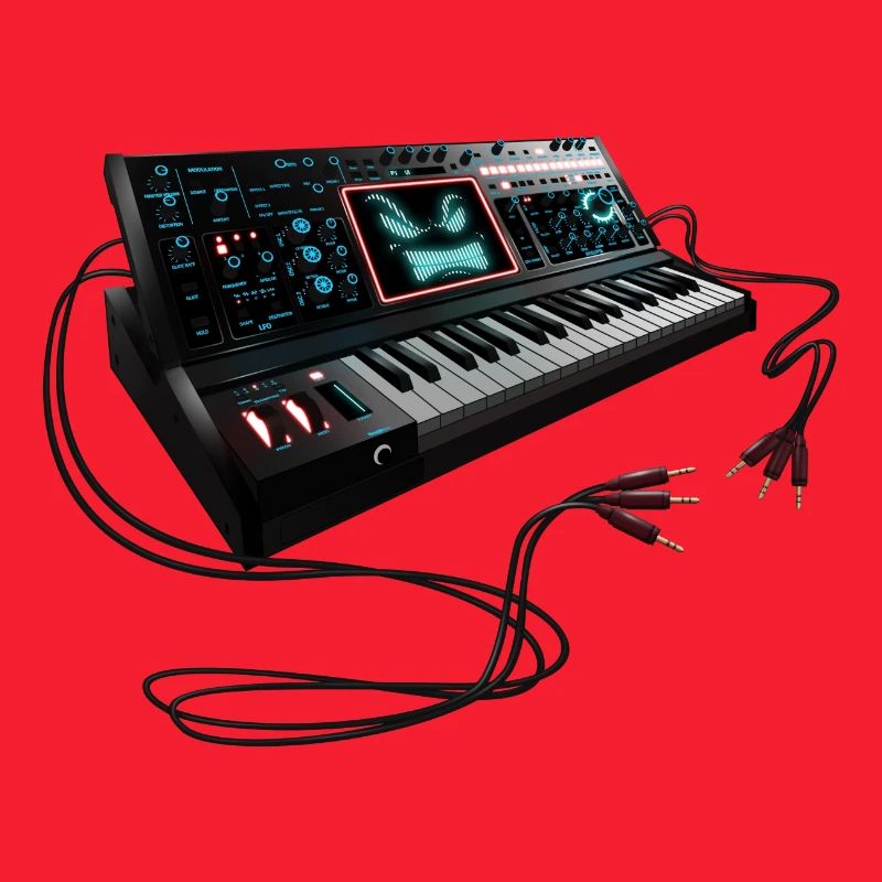Synth Bot Coloured - Synthesizer
