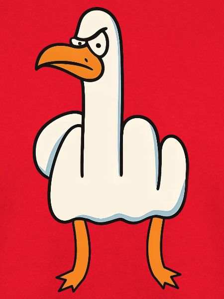 du mich auch - Stinkefinger - Mittelfinger