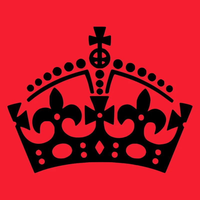 Keep Calm Krone / crown