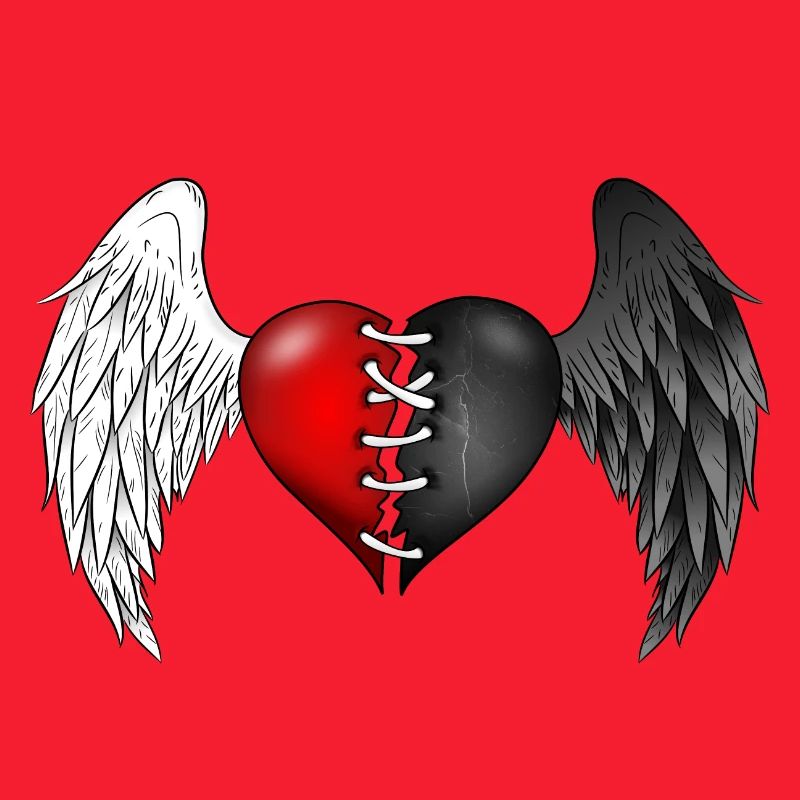 Halb Engel, halb Dämon