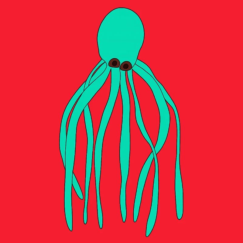 Oktopus türkis